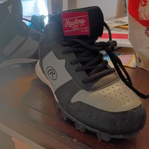 Rawlings Kids Sneakers - Black and Gray